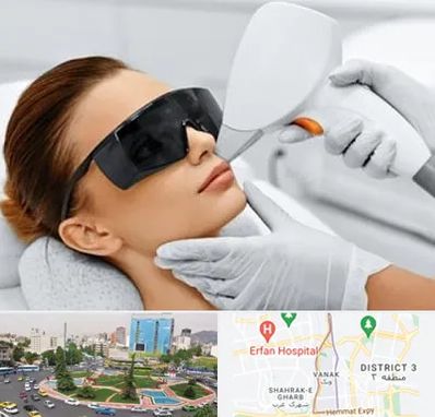 مرکز لیزر موهای زائد در ونک