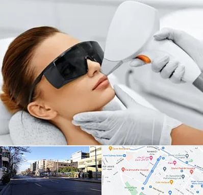 مرکز لیزر مو در خیابان ملاصدرا شیراز