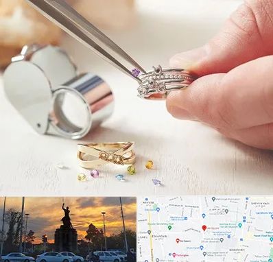 تعمیر طلا و جواهر در میدان حر