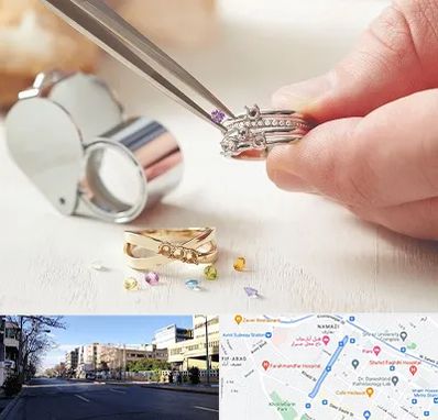 تعمیر طلا و جواهر در خیابان ملاصدرا شیراز