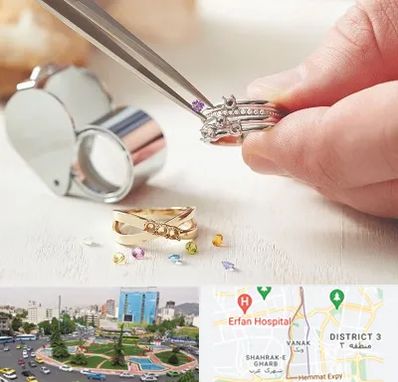 تعمیر طلا و جواهر در ونک 