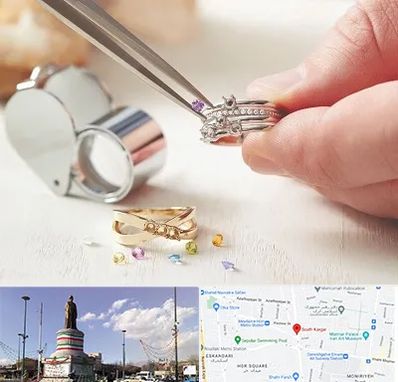 تعمیر طلا و جواهر در کارگر جنوبی