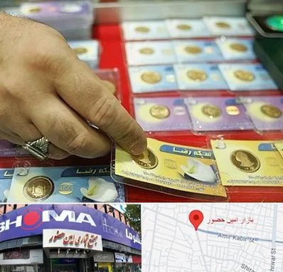 سکه فروشی در امین حضور