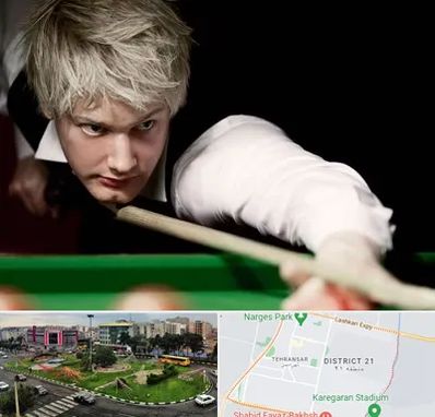 کلاس بیلیارد در تهرانسر 