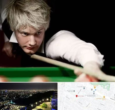 کلاس بیلیارد در هفت تیر مشهد