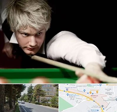 کلاس بیلیارد در مهرویلا کرج