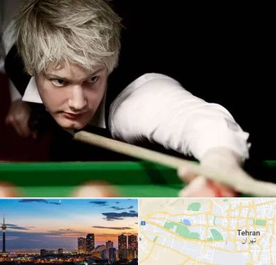 کلاس بیلیارد در غرب تهران 