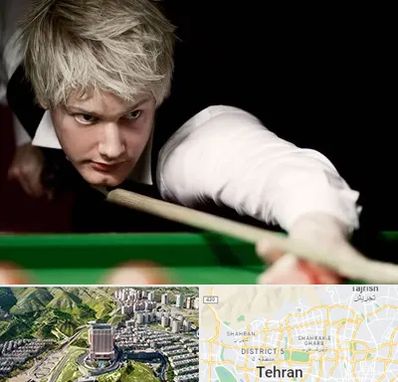 کلاس بیلیارد در شمال تهران 