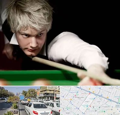 کلاس بیلیارد در مفتح مشهد