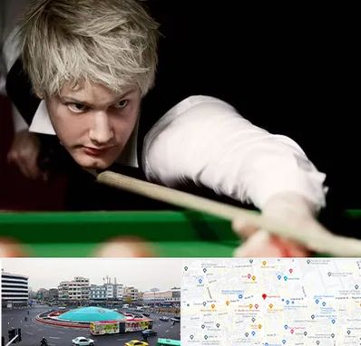 کلاس بیلیارد در میدان انقلاب