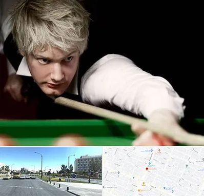 کلاس بیلیارد در بلوار کلاهدوز مشهد