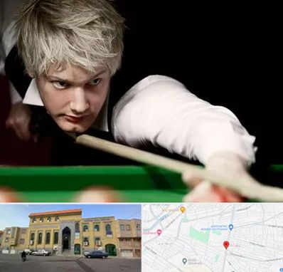 کلاس بیلیارد در زنبیل آباد قم