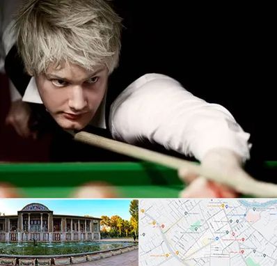 کلاس بیلیارد در عفیف آباد شیراز