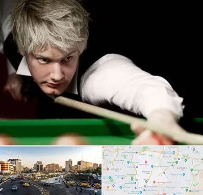 کلاس بیلیارد در منطقه 7 تهران