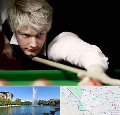 کلاس بیلیارد در کوهسنگی مشهد