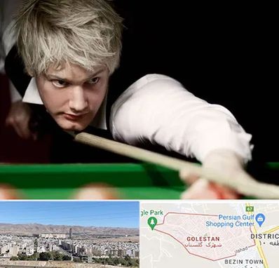 کلاس بیلیارد در شهرک گلستان شیراز