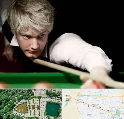 کلاس بیلیارد در وکیل آباد مشهد