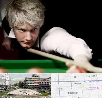 کلاس بیلیارد در مرکز تهران