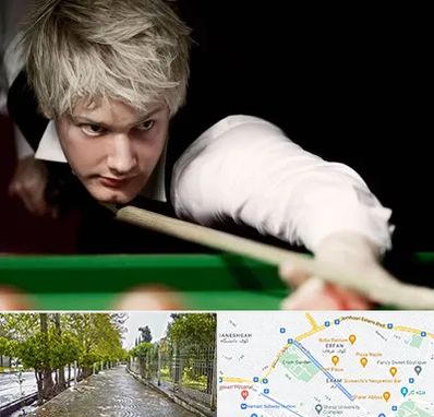 کلاس بیلیارد در خیابان ارم شیراز