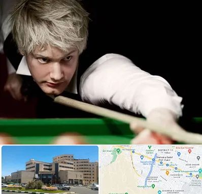 کلاس بیلیارد در صیاد شیرازی مشهد