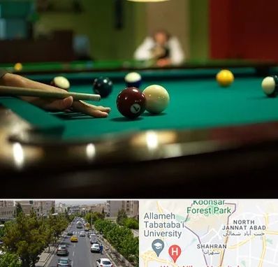 آموزش بیلیارد در شهران 