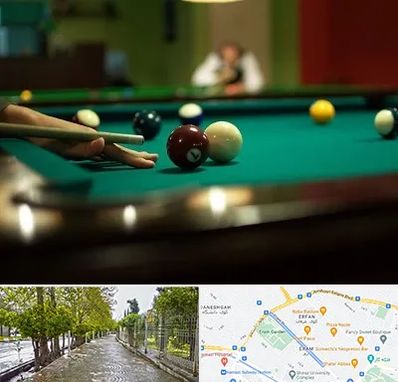 آموزش بیلیارد در خیابان ارم شیراز