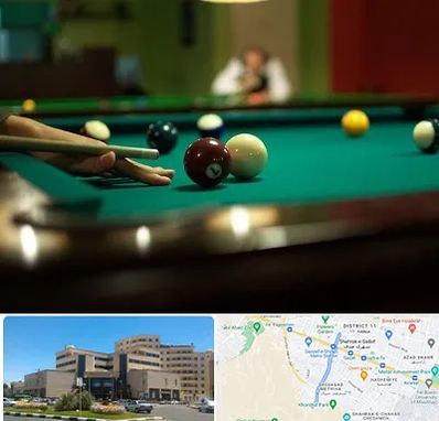 آموزش بیلیارد در صیاد شیرازی مشهد