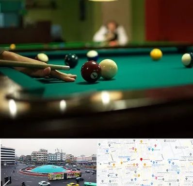 آموزش بیلیارد در میدان انقلاب