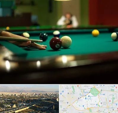 آموزش بیلیارد در منطقه 19 تهران