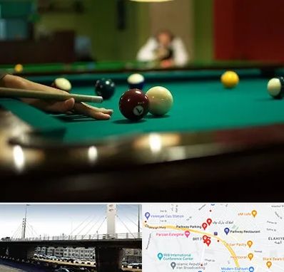 آموزش بیلیارد در پارک وی