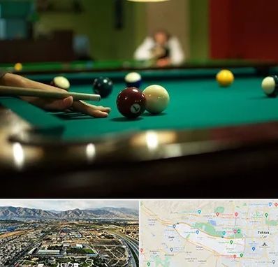 آموزش بیلیارد در منطقه 21 تهران