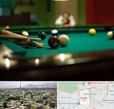 آموزش بیلیارد در گیشا 