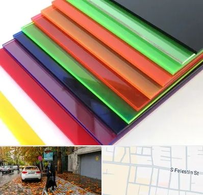 فروش پلکسی گلاس در خیابان فلسطین