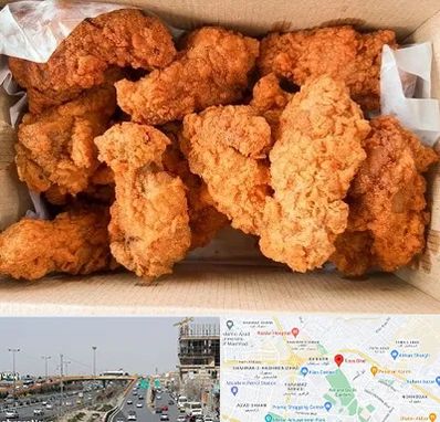 مرغ سوخاری در بلوار توس مشهد