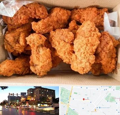 مرغ سوخاری در بلوار سجاد مشهد