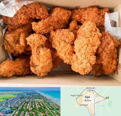 مرغ سوخاری در ساری