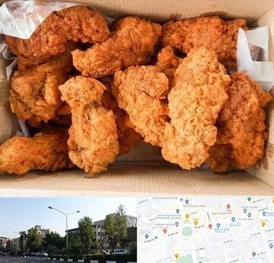 مرغ سوخاری در میدان کاج