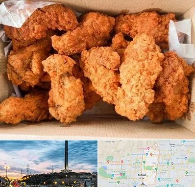 مرغ سوخاری در منطقه 2 تهران