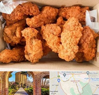 مرغ سوخاری در شهر ری