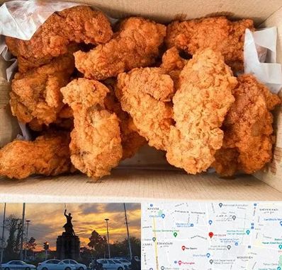 مرغ سوخاری در میدان حر