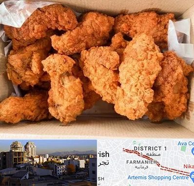 مرغ سوخاری در فرمانیه 