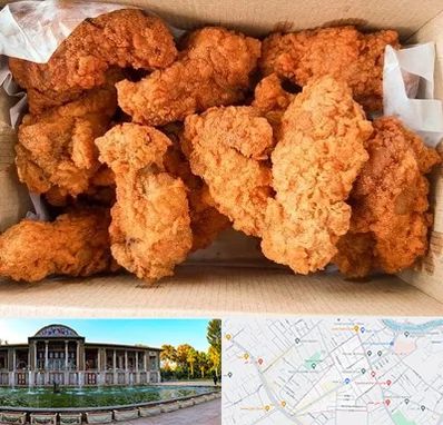 مرغ سوخاری در عفیف آباد شیراز