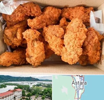 مرغ سوخاری در آستارا