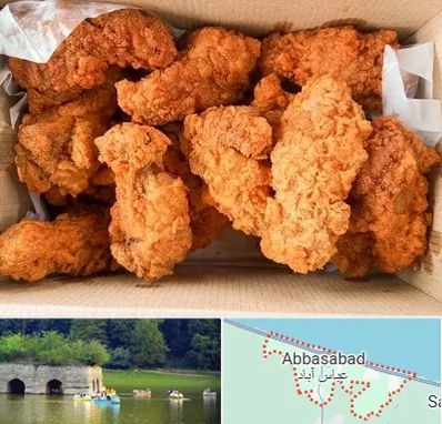 مرغ سوخاری در عباس آباد