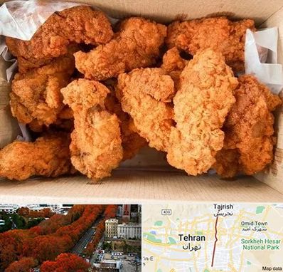 مرغ سوخاری در ولیعصر