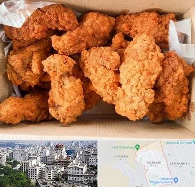 مرغ سوخاری در ولنجک 