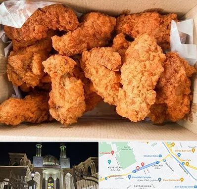 مرغ سوخاری در زرگری شیراز