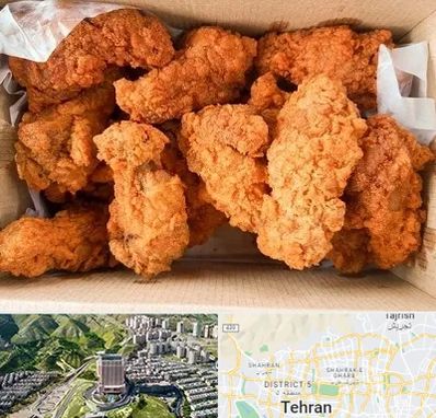 مرغ سوخاری در شمال تهران 