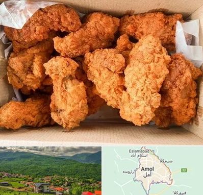 مرغ سوخاری در آمل