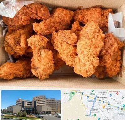 مرغ سوخاری در صیاد شیرازی مشهد